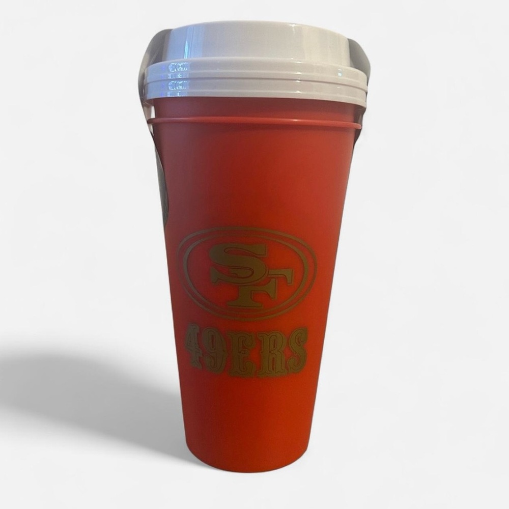 San Francisco 49ers NFL Travel Cups 2-Pack– Reusable Coffee Tumblers (New)
